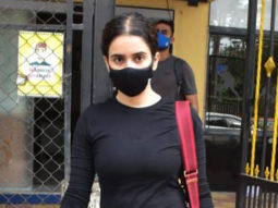 Spotted: Sanya Malhotra post gym workout at Juhu, Mumbai