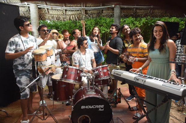 Vijay and Pooja Hegde unwind with music as Beast completes 100 days of shooting. See picture Vijay and Pooja Hegde unwind with music as Beast completes 100 days of shooting. See picture