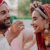 Rajkummar Rao and Patralkehaa wedding: The wedding veil has a Bengali verse written on it to mark the couple’s special day