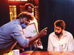 PICS: Abhishek Bachchan on the sets of the Hindi remake of Oththa Seruppu Size 7