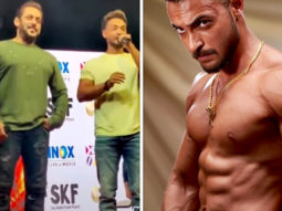 Salman Khan fans demand Aayush Sharma to go shirtless during a promotional event of Antim in Pune, watch their reactions