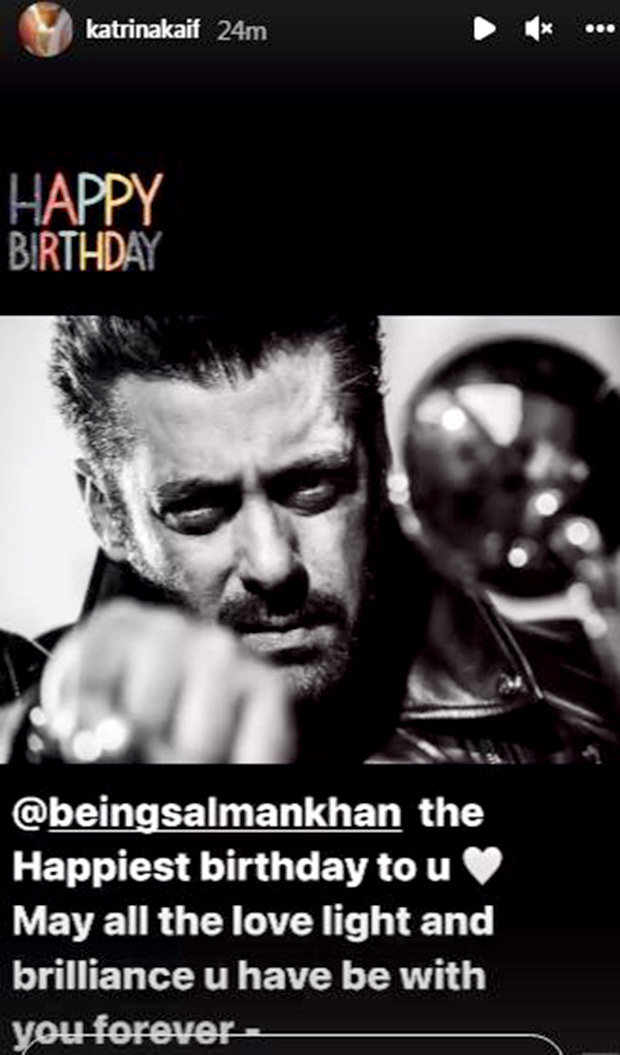 Katrina Kaif has the sweetest birthday wish for Salman Khan