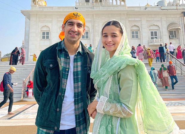 Alia Bhatt and Ayan Mukerji seek blessings at Gurudwara Bangla Sahib ahead of Brahmastra motion poster launch event