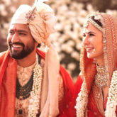 Katrina Kaif-Vicky Kaushal share their joy with the paparazzi outside the wedding venue in Rajasthan