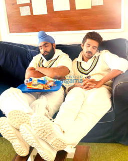 On the Sets of the movie 83
