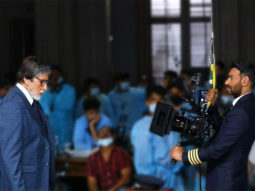 Ajay Devgn shares candid picture with Amitabh Bachchan from the sets of Runway 34