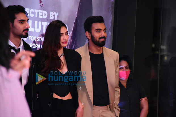 Athiya Shetty and KL Rahul make their first red carpet appearance together for Ahan Shetty's Tadap premiere 