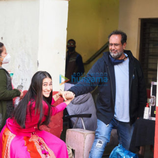 On the Sets of the movie Atrangi Re