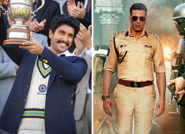 Box Office Ranveer Singh starrer 83 beats Akshay Kumar’s Sooryavanshi on Day 1 in overseas, collects 1.57 mil. USD [Rs. 11.83 cr.]