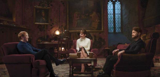 Harry Potter reunion special first look features Daniel Radcliffe, Emma Watson and Rupert Grint in conversation Harry Potter reunion special first look features Daniel Radcliffe, Emma Watson and Rupert Grint in conversation