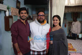On the Sets of the movie Janhit Mein Jaari