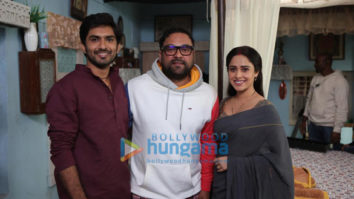 On the Sets of the movie Janhit Mein Jaari