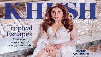 Huma Qureshi on the cover of Khush Wedding magazine