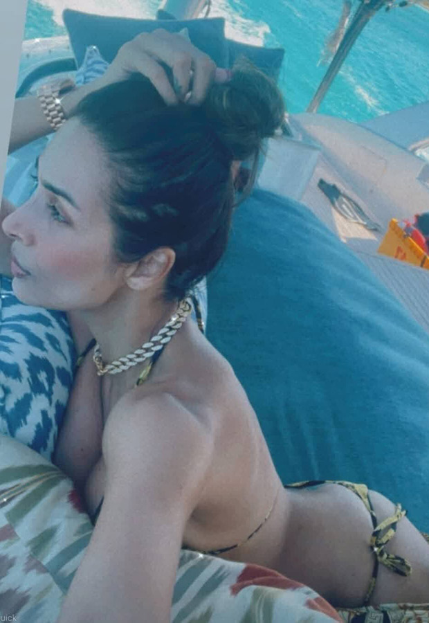 Malaika Arora breaks the internet with bikini pics from the Maldives; catches Arjun Kapoor scrolling Instagram on vacation