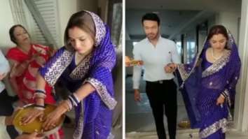 Newlyweds Ankita Lokhande and Vicky Jain perform Griha Pravesh ritual, watch video