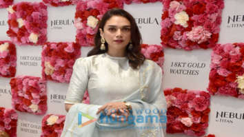 Photos: Aditi Rao Hydari at the launch of Nebula By Titan’s wedding collection