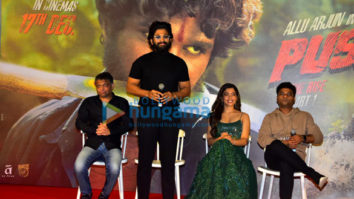 Photos: Allu Arjun and Rashmika Mandanna at the press conference for Pushpa in Mumbai
