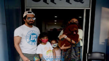 Photos: Ayushmann Khurrana snapped with family in Juhu
