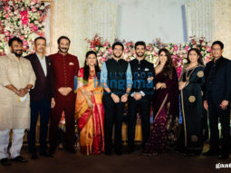 Photos: Celebs grace Milind Gunaji’s son Abhishek Gunaji and Radha Patil’s wedding in Mumbai