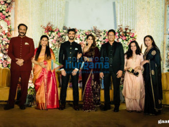 Photos: Celebs grace Milind Gunaji's son Abhishek Gunaji and Radha Patil's wedding in Mumbai