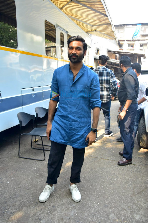 Photos: Dhanush spotted at Filmistan studio Photos: Dhanush spotted at Filmistan studio