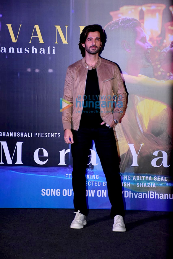 photos dhvani bhanushali aditya seal and ash king snapped at mera yaar song launch 5