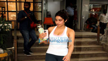 Photos: Janhvi Kapoor spotted at a gym in Bandra