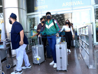 Photos: Kabir Khan, Neha Dhupia, Angad Bedi and Sharvari Wagh snapped leaving for Jaipur airport for Katrina Kaif-Vicky Kaushal wedding