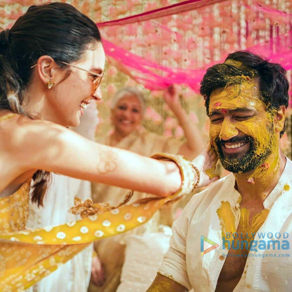 photos katrina kaif and vicky kaushal snapped at their haldi ceremony2