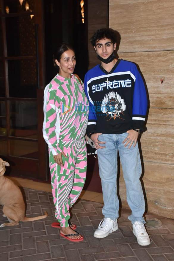 photos malaika arora spotted in bandra with her son 3