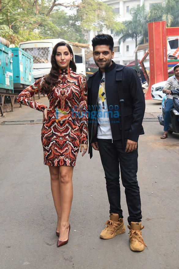 Photos: Nora Fatehi, Malaika Arora and Guru Randhawa snapped on the sets of India’s Best Dancer