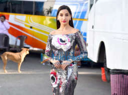 Photos: Nora Fatehi snapped on the sets of The Kapil Sharma Show
