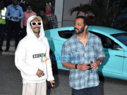 Photos: Ranveer Singh and Rohit Shetty snapped at Kalina airport
