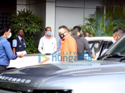 Photos: Sanjay Dutt and Ram Charan snapped at Kalina airport