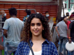 Photos: Sanya Malhotra spotted at Aaram Nagar post her ad shoot