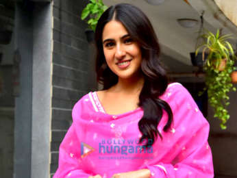 Photos: Sara Ali Khan snapped promoting her film Atrangi Re