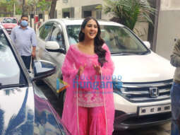 Photos: Sara Ali Khan spotted at T-Series office in Andheri