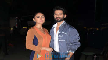Photos: Shahid Kapoor and Mrunal Thakur snapped promoting their film Jersey