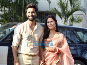 Photos: Vicky Kaushal and Katrina Kaif snapped at Kalina airport