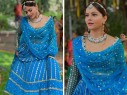 Rubina Dilaik looks like an absolute diva as she slays in a blue lehenga