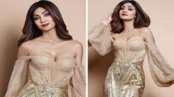 Shilpa Shetty steps into a scintillating off-shoulder bodycon gown