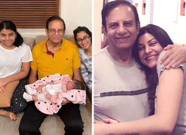 Sushmita Sen wishes her father on his birthday; shares glimpse of newborn niece Ziana