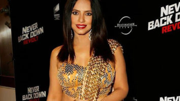Nitu Chandra Srivastava sports a stunning saree for the premiere of her Hollywood debut film, Never Back Down: Revolt