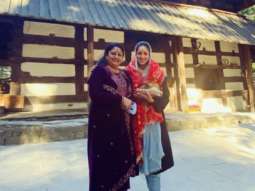 Yami Gautam visits the Hidimba Devi temple in Manali with her mom
