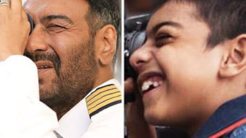 Ajay Devgn asks fans to spot the difference between his and his son Yug’s photo from the sets of a film