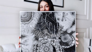Alaya F’s intricate artwork leaves netzines stunned; actress asks people for their interpretation