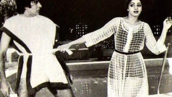 Amitabh Bachchan shares a throwback picture with Sridevi from Iquilaab; netizens focus on his costume