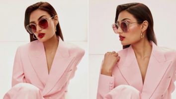 Athiya Shetty looks ravishing in the Pastel Pink Pantsuit; see photos
