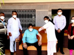 Dharmendra takes COVID-19 vaccine booster shot, urges everyone to mask up in a video