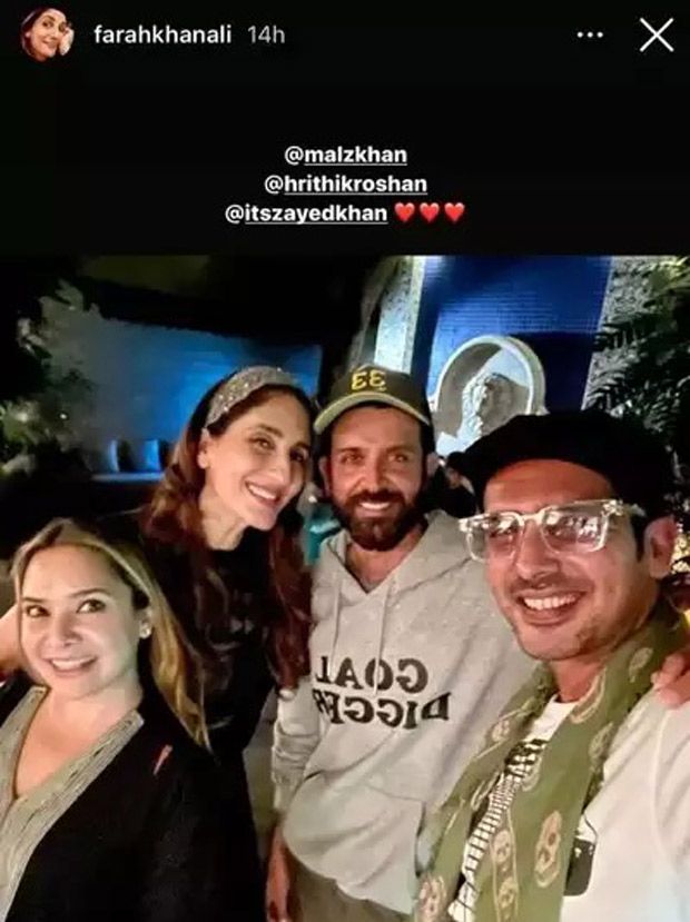 Hrithik Roshan reunites with ex-wife Sussanne Khan and family to celebrate her dad Sanjay Khan's birthday